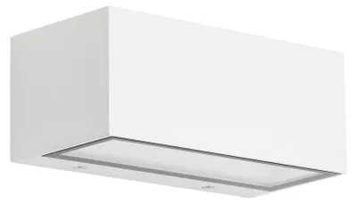 Produktbild von LED Außenwandleuchte Außenlampe IP44 4000K 12 W weiß Metall-Glas Telefunken