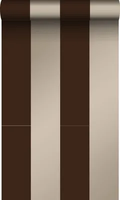 Produktbild von Origin Wallcoverings Tapete Streifen Braun und Bronze 53 cm x 10.05 m