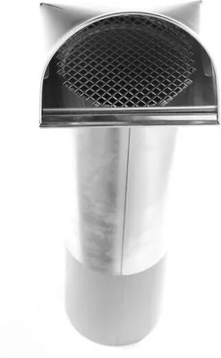 A close-up, studio shot of a ventilation component.