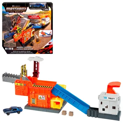 Obrázek produktu pro Matchbox JMG56, Sada vozidla a trati, 4 rok/roky, Plast, Vícebarevný