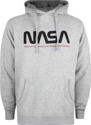 Image de NASA - Sweat à capuche pour homme TV347 (L) (Gris)