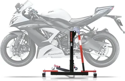 Immagine prodotto di Cavalletto centrale CS Power Evo per Kawasaki ZX-6R 636 13-16 Rosso