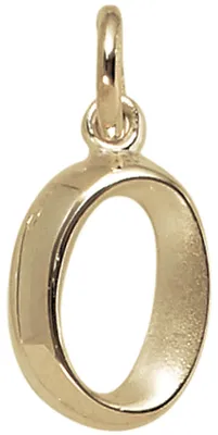 Produktbild von Anhänger Buchstabe O 375 Gold Gelbgold 14,9x9,1mm Halsschmuck Buchstabenanhänger