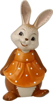 Produktbild von Goebel Ostern Osterhase Dekofigur, Porzellan, 12 cm - Suesser Fratz