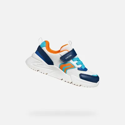 Produktbild von Geox Weiße Loftus-Sneaker für Jungen 32
