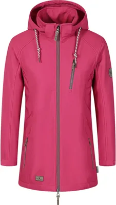 Produktbild von Blue Wave Damen Softshelljacke Jessica - Outdoorjacke Jacke mit Fleece-Innenfutter in Pink Größe 50