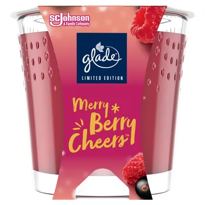 Produktbild von Glade Duftkerze Merry Berry Cheers 1 Stück