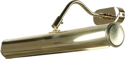 Produktbild von Bilderleuchte Messing massiv E14 B: 40 cm in poliert 2-flammig Jugendstil