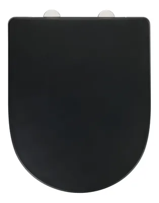 Image de Siège de WC WENKO Exclusive n° 3 noir, en plastique thermodurci antibactérien