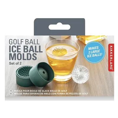 Produktbild von Kikkerland Golfball-Eiswürfelform (2 Stück)