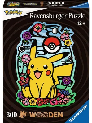 Obrázok produktu pre Drewniana Układanka Pikachu 300 elementów - Ekologiczny Puzzle