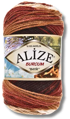 Produktbild von Alize 1x 100g Burcum Batik Wolle mit Farbverlauf, Häkeln, Stricken (2626)