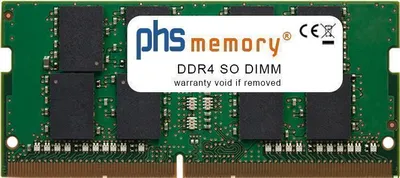Immagine prodotto di PHS-memory 32GB di memoria RAM per Asus TUF Gaming FX506HM-AZ121T DDR4 SO DIMM 3200MHz PC4-25600-S (SP396282)