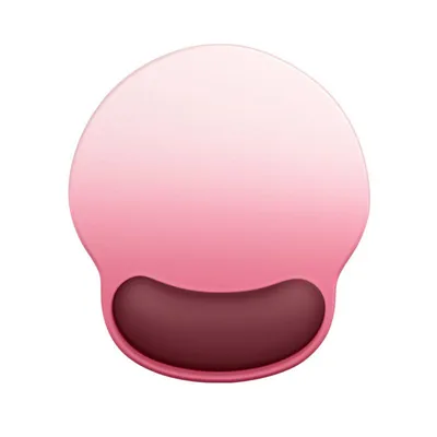 Produktbild von ZELURXX Ergonomisches Mauspad mit Gel-Handgelenkauflage, Memory-Schaum, rutschfest und komfortabel, Rosa-Farbverlauf