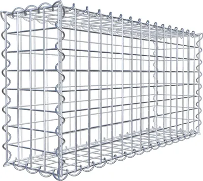 Produktbild von Gabione 80 cm x 40 cm x 20 cm (L x H x T), Maschenweite 5 cm x 5 cm, Spirale