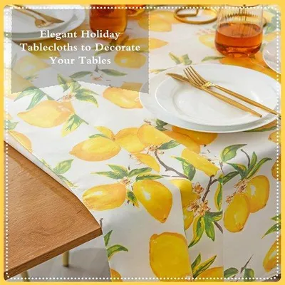 Obrázok produktu pre Žltá, nepremokavá obrusová plachta, 140 x 200 cm, polyester