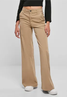 Obrázok produktu pre Urban Classics Dámske nohavice Chino s vysokým pásom unionbeige - 31 wide