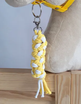 Obrázek produktu pro Provázkový úvaz Hobby Horse - bílý a žlutý