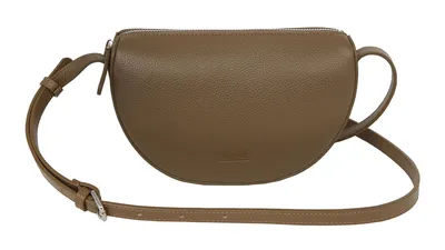 Image de CINQUE Cuir sac à épaule bandoulière Aveline Shoulder Bag Brown brun