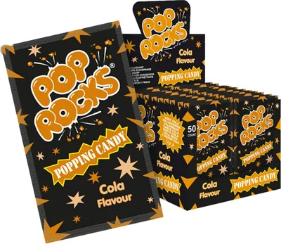 Produktbild von Pop Rocks Cola 50 Stk. im Display knisternde Zuckerware