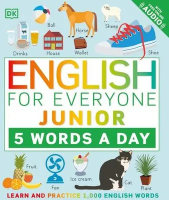 Produktbild von English for Everyone Junior: 5 Words a Day