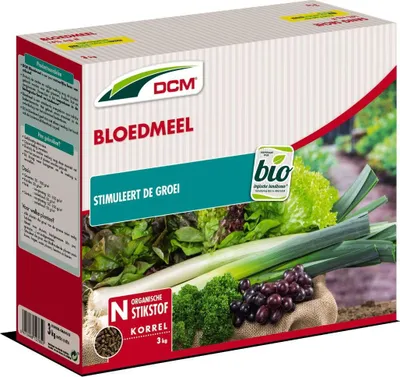 Produktbild von DCM Blutmehl 3 kg – Natürlicher Stickstoffdünger für kräftiges Wachstum von Gemüse und Obst