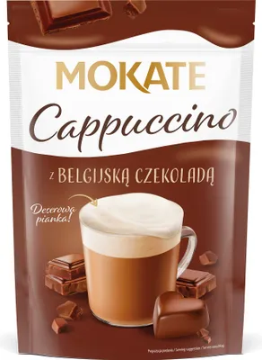 Zdjęcie produktu dla Cappuccino Mokate o smaku Belgijskiej Czekolady 110 g