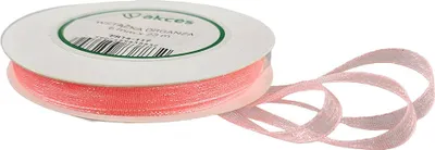 Image de Ruban / Organza saumon 6mm x 23m