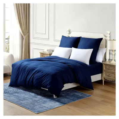 Produktbild von Bettwäsche Set 2-teilig, Bettbezug 135 x 200 cm, gebürstete Polyester-Mikrofaser, mit Kissenbezug 80 x 80 cm, Standard 100