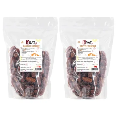 Zdjęcie produktu dla Daktyle suszone zestaw 2 x 1kg