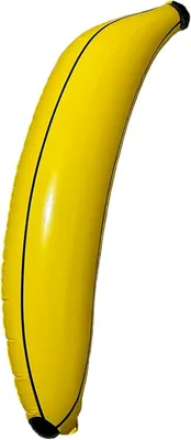 Obrázok produktu pre XXL Nafukovacia Banán 162 cm, Dekorácia na Párty, Karneval, Hawaii, Tématické Akcie