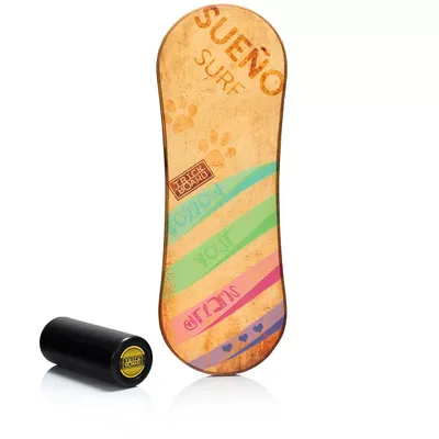 Obrázek produktu pro Trickboard Sueno Surf set | Balanční deska 87 cm | Shaft | Certifikát | Trénink základních svalů a rovnováhy | Fitness, sport, domácí trénink