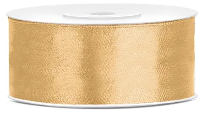 Produktbild von Satinband, heller Honig, 25mm/25m