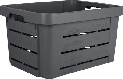 Produktbild von Speicherbox Anthrazit 30 Liter - 46 x 34 x 25 cm