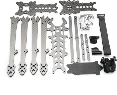 Productafbeelding van DF-V2 FPV-droneframe-set, 8 inch, 367 mm, koolstofvezel, voor afstandsbestuurde freestyle, langeafstandsvluchten en race-quadcopters