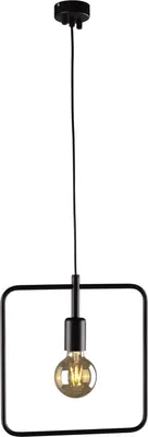 Zdjęcie produktu dla Lampa wisząca TOBIK czarna 1xE27x60W metal wym:90x30x8cm IP20 Kaja