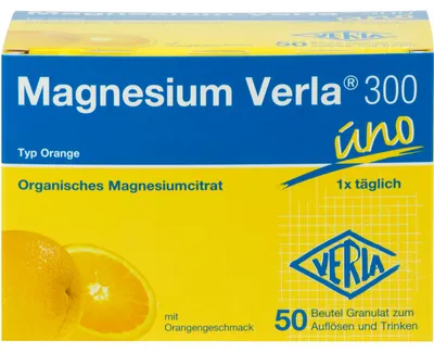 Zdjęcie produktu dla Magnesium Verla 300 uno granulki pomarańczowe, 50 szt. Saszetka