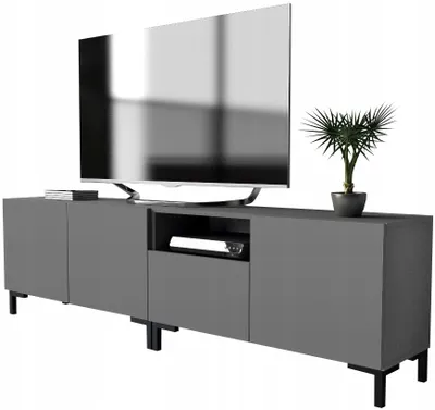 Produktbild von RTV-Sideboard 200 cm grau matt stehend oder hängend