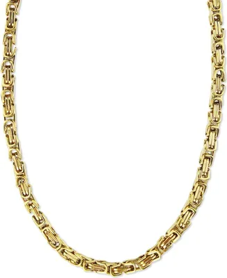 Produktbild von 9 mm Königskette Armband Herrenkette Männer Kette Halskette, 65 cm Gold Edelstahl Ketten