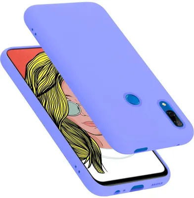 Produktbild von Cadorabo Schutzhülle für Honor 10 LITE / Huawei P SMART 2019 Hülle in Lila Handyhülle Case Cover TPU Etui