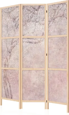 Produktbild von LUMASOUL Paravent einseitiger, Paravent Raumteiler Innen, Baum Motiv, 135x172 cm