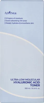 The image shows the front packaging of a skincare product.