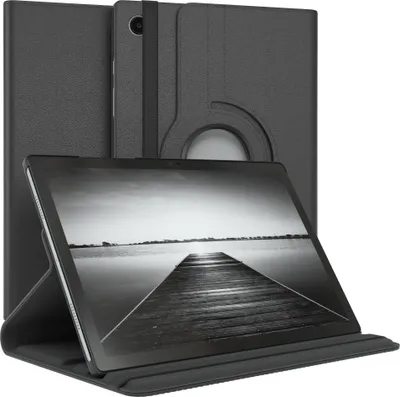 Produktbild von EAZY CASE - Tablet Hülle fürSamsung Galaxy Tab A8 10.5 LTE Schutzhülle, Tablet Case 360° drehbar in Schwarz