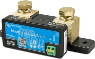 Produktbild von Batterie-Controller SmartShunt VICTRON, 500A, 50mA, Bluetooth, für Boot & Segelboot