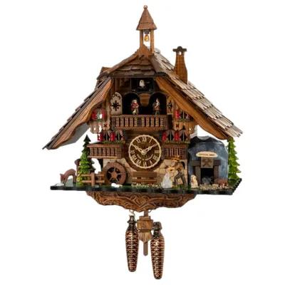 Produktbild von Engstler - 48120 QMT - Kuckucksuhr - Quarz - Nussbaum