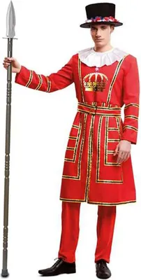 Zdjęcie produktu dla Kostium Mom Beefeater dla dorosłych Czerwony M-L Czerwony M-L