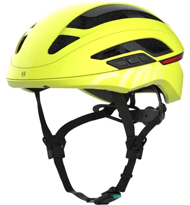 Produktbild von Fahrradhelm CRNK Angler Alpha - Lime - L - Bluetooth - LED - Blinker