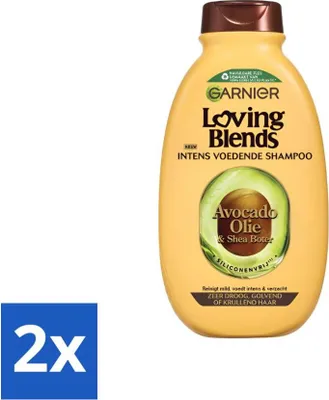 Produktbild von Garnier Loving Blends Avocadoöl und Sheabutter Shampoo 300 ml - Vorteilspack - 2 Stücke