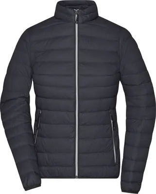 Produktbild von Leichte Daunenjacke im klassischen Design graphite/silver, Gr. M