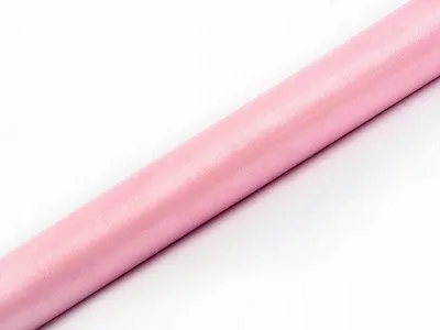 Produktbild von Organza Tischläufer Rolle in Rosa 36cm x 9m